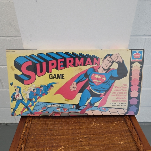 Superman Board Game 1978 DC Comics Ideal Hasbro FACTORY SEALED Vintage